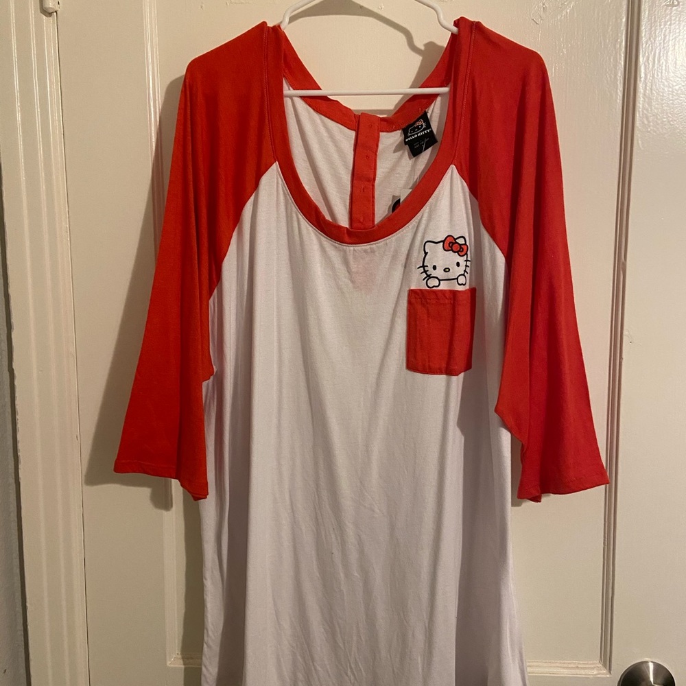 Hello Kitty Baseball Tee Brand New w/tag